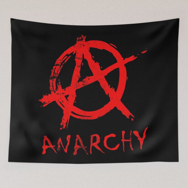 Aperçu de l'œuvre Symbole de l'anarchie, du punk, du hardcore et du métal créée et vendue par FriskySloths.