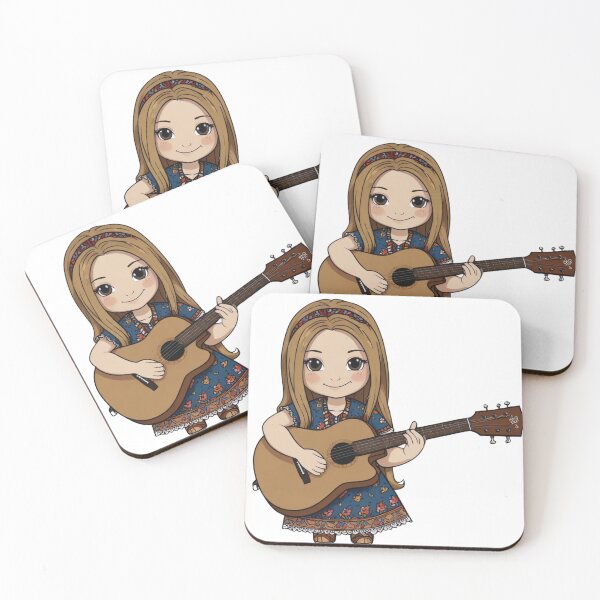 Item preview, Chibi Musician with Acoustic Guitar designed and sold by EllsLittleStore.