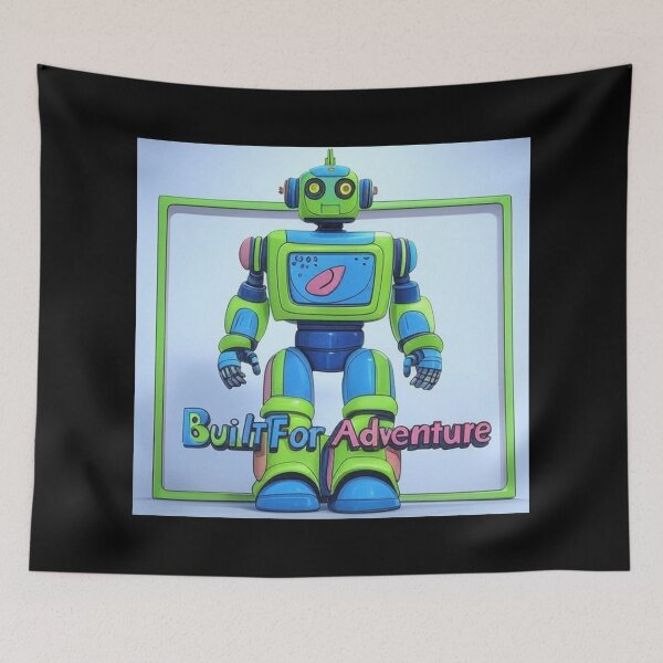Item preview, Colorful Adventure Robot - Built For Adventure designed and sold by DesignsMjB.