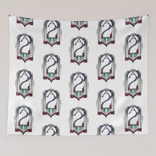 Item preview, Number 2. Art Deco. Synchronicity. Angel Numbers. designed and sold by Shoot-The-Moon.