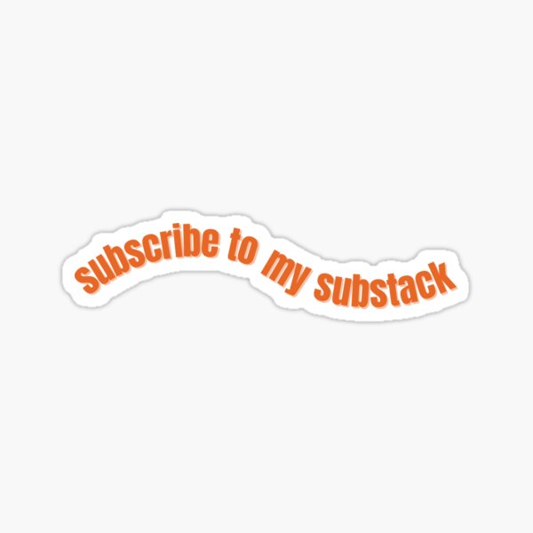 Artikel-Vorschau von Substack abonnieren - Wave, designt und verkauft von em.stickerdump.