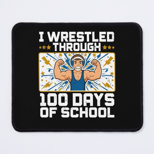Item preview, I Wrestled Through 100 Days of School - Fun Wrestling Design Gift For Wrestler Boy 100th Day designed and sold by JUSTBEELEGANT.
