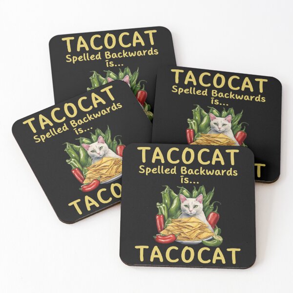 Item preview, Tacocat Spelled Backwards is Tacocat  -  Mexican Taco Cat designed and sold by FurrFunPrints.