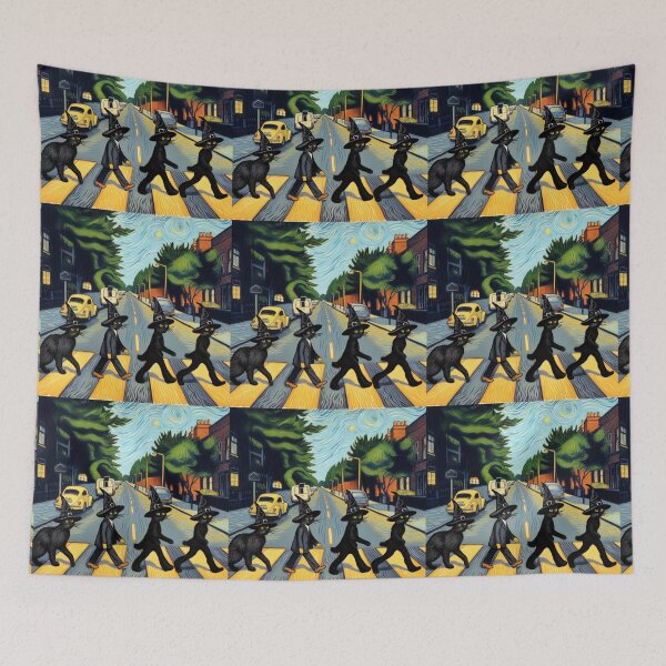 Item preview, black cat witches house designed and sold by MGphotoart.