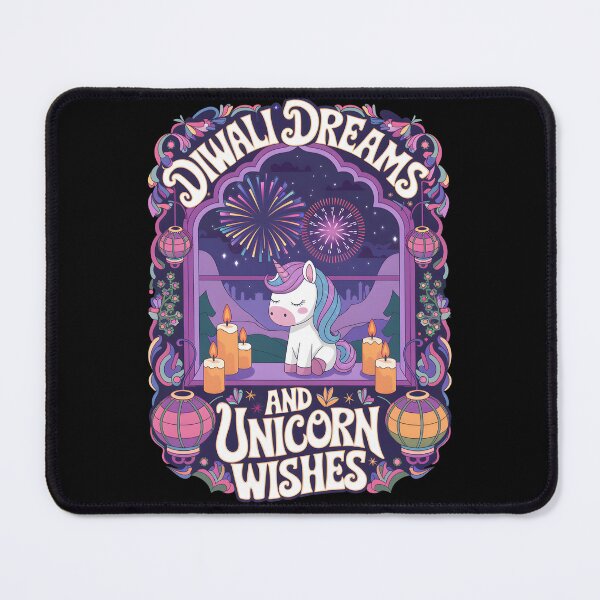 Item preview, Diwali Dreams And Unicorn Wishes designed and sold by Wegetees.