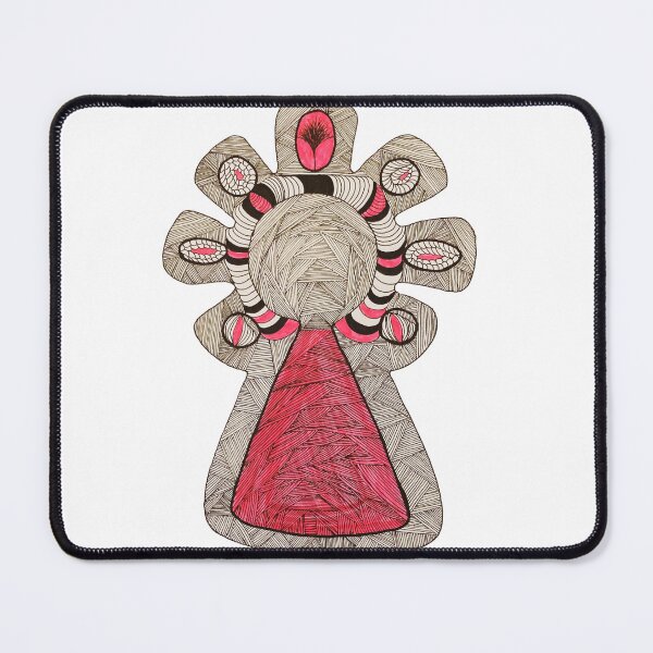 Item preview, Pink and Black Abstract Figure – Contemporary Design designed and sold by Artedesigual_.