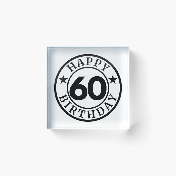 Artikelvorschau, Herzlichen Glückwunsch zum 60. Geburtstag | Wir feiern 60 Jahre entworfen und verkauft von highflycrafts.