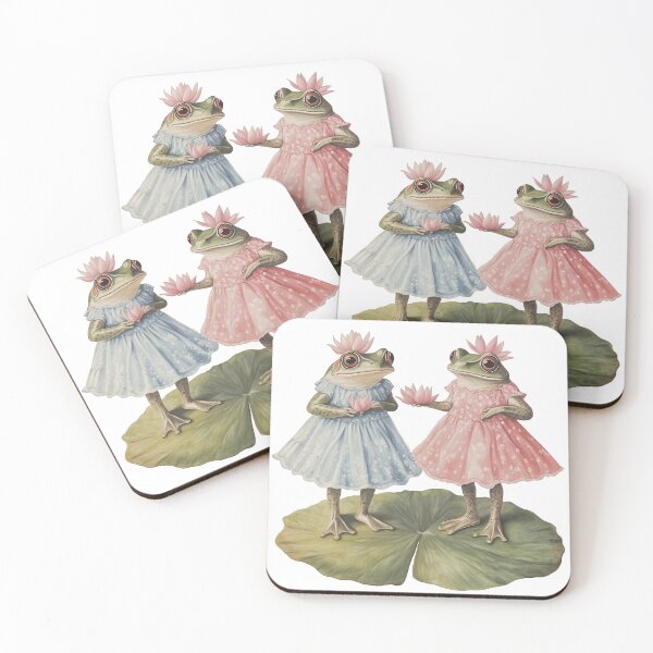 Item preview, Frogs on a lotus leaf designed and sold by Gaviani Design Studio.