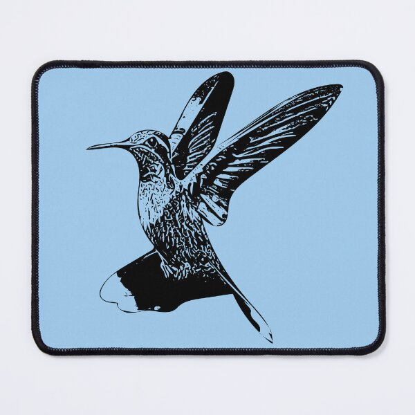 Item preview, Blue-throated Mountain-gem Hummingbird Black Design  designed and sold by designsasstultd.