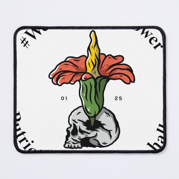 Item preview, #WeWatchTheFlower designed and sold by Putricia the Corpse Flower 2025.