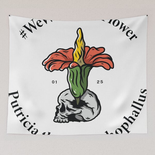 Item preview, #WeWatchTheFlower designed and sold by Putricia the Corpse Flower 2025.