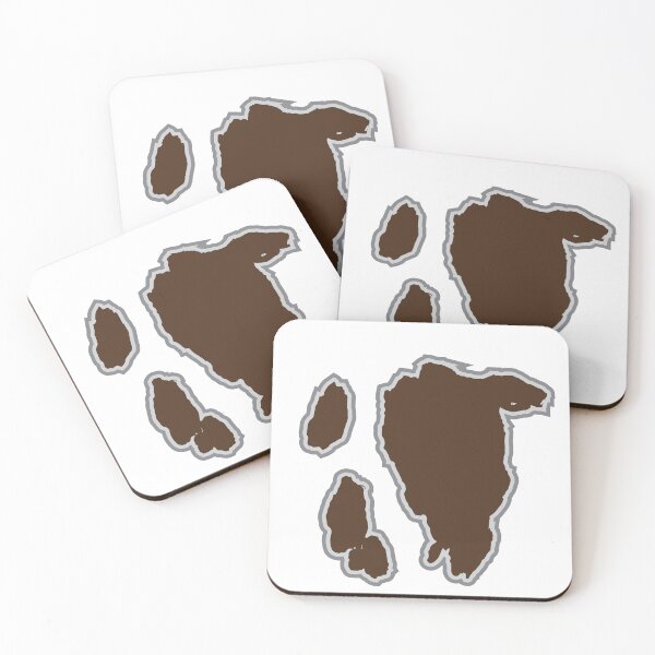 Item preview, Big Brown Cow Pattern | White Cowhide Pattern designed and sold by PatternPen.