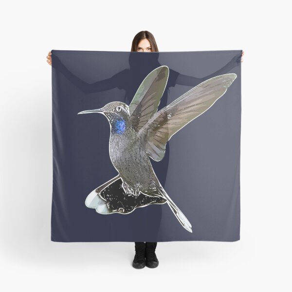 Item preview, Blue-throated Mountain-gem Hummingbird White Alternate Design designed and sold by designsasstultd.