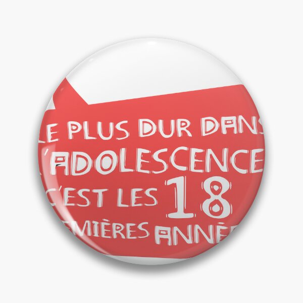 Item preview, 18 years old birthday adolescence first year bubble hard humor designed and sold by Achille3777.