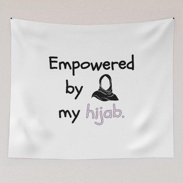 Item preview, Empowered by my hijab Sticker world hijab day 2025 designed and sold by SlocifieShop.