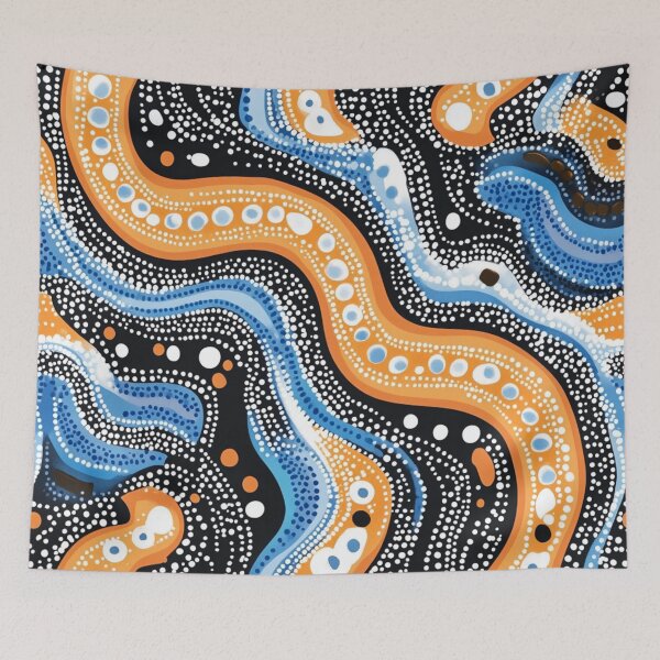 Item preview, Aboriginal Inspired Dot Art - Untitled Roads designed and sold by GrinGalore.
