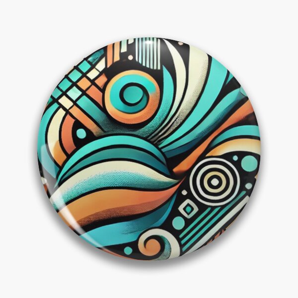 Item preview, "Vibrant Abstract T-Shirt Design: A Trendy Statement" designed and sold by MaviArt-ADesign.