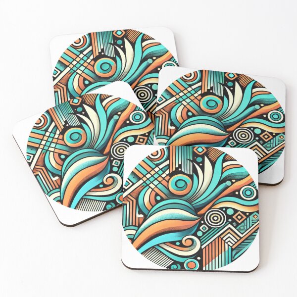 Item preview, "Vibrant Abstract T-Shirt Design: A Trendy Statement" designed and sold by MaviArt-ADesign.