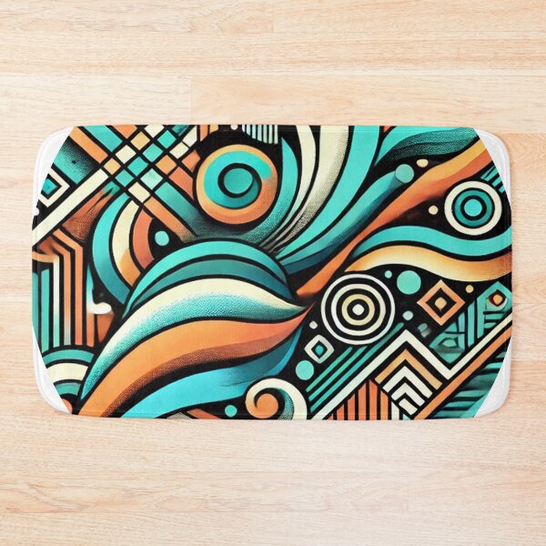 Item preview, "Vibrant Abstract T-Shirt Design: A Trendy Statement" designed and sold by MaviArt-ADesign.
