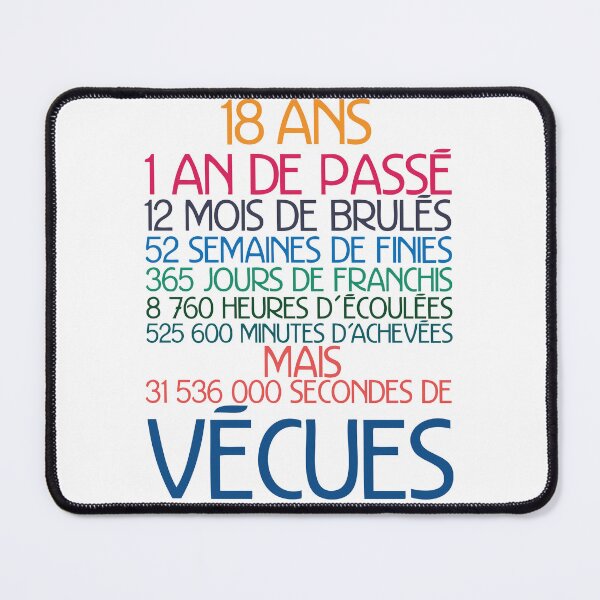 Item preview, 18 years old time lived birthday humor past finished crossed second burn designed and sold by Achille3777.