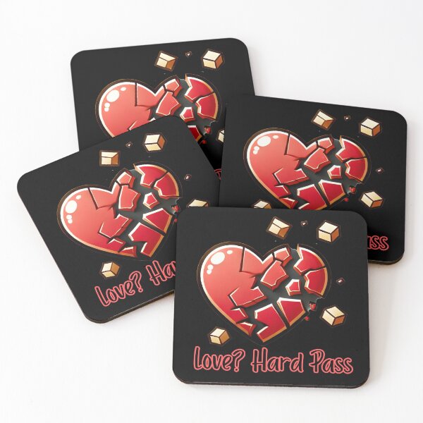 Item preview, Love? Hard Pass - Shattered Heart Design designed and sold by Dantin.