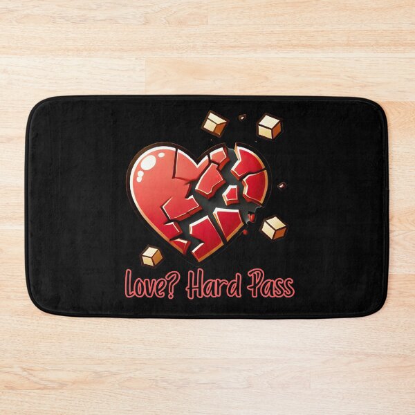 Item preview, Love? Hard Pass - Shattered Heart Design designed and sold by Dantin.