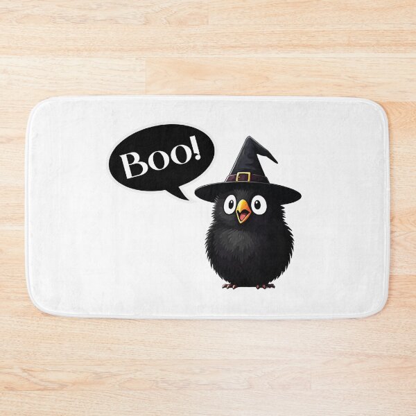 Item preview, Halloween bird witch says Boo! designed and sold by Esinald.