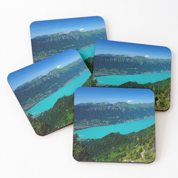 Item preview, Lake Brienz from a bird's eye view Swiss designed and sold by nikawanders.