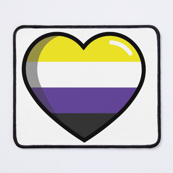 Item preview, Non-binary Heart designed and sold by Dcruzer.
