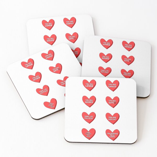 Item preview, Red Hearts Quotes Candies - Happy Valentine - Valentines Candies   designed and sold by Aesthetic Crew.