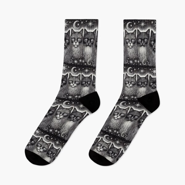 Item preview, spiritual black cats designed and sold by MGphotoart.
