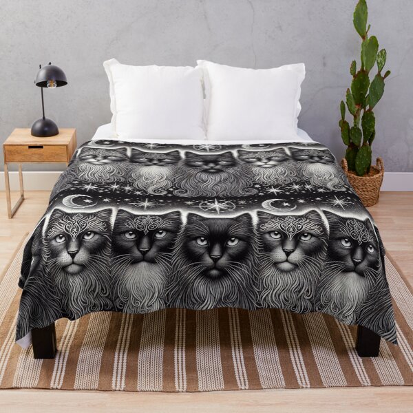 Item preview, spiritual black cats designed and sold by MGphotoart.