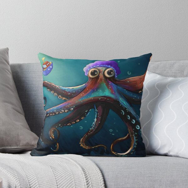 Item preview, Octo  bathtime  designed and sold by Whimsy Pose Illustrations.