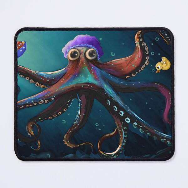Item preview, Octo  bathtime  designed and sold by Whimsy Pose Illustrations.