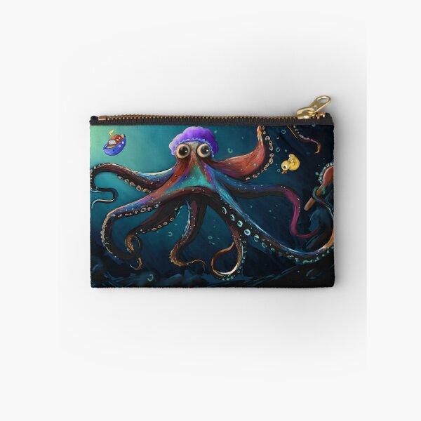 Item preview, Octo  bathtime  designed and sold by Whimsy Pose Illustrations.