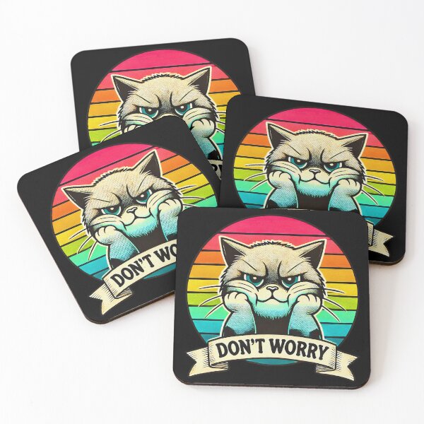Item preview, Don't Worry Cat meme designed and sold by plushism.