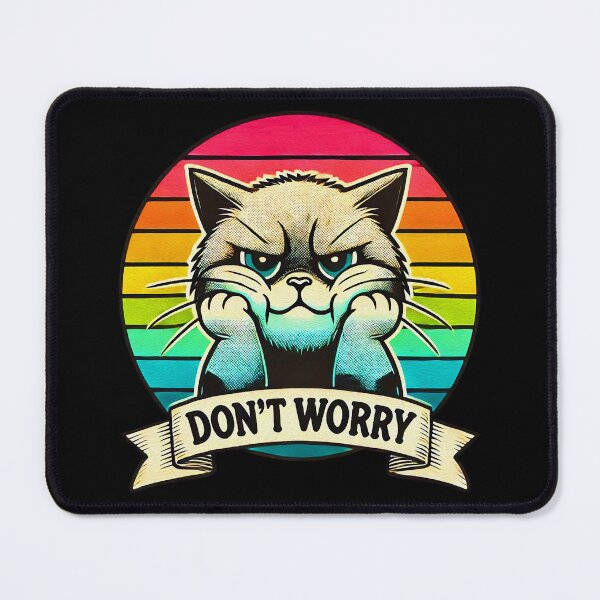 Item preview, Don't Worry Cat meme designed and sold by plushism.