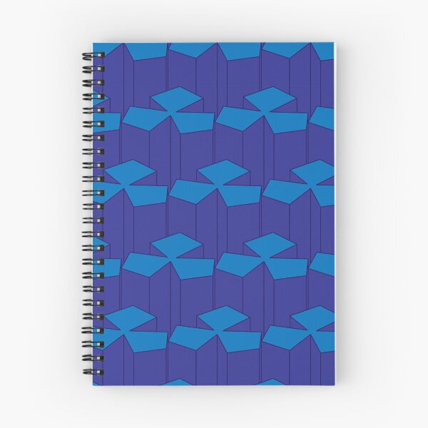 Item preview, Blue blocks isometric pattern designed and sold by AnnArtshock.