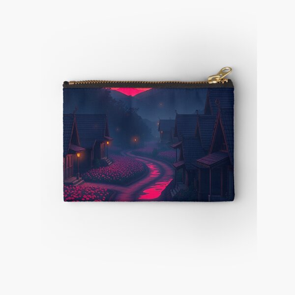 Item preview, Tranquil Anime Village at Dusk  designed and sold by typoinspired.