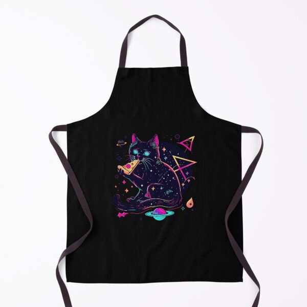 Item preview, Space Cat with Pizza designed and sold by VisualArtsOasis.