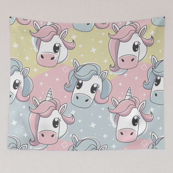Item preview, Magical Unicorn Pattern designed and sold by Furbulous Faces.