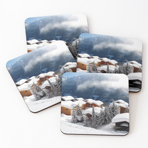 Item preview, Bettmeralp Swiss mountain village  designed and sold by nikawanders.