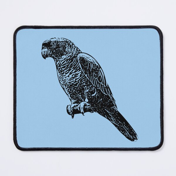 Item preview, Lilac-crowned Finsch's Amazon Black Design designed and sold by designsasstultd.