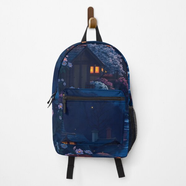 Item preview, A Tranquil Village under Dusky Light | Dawn and Dusk - Beautiful Nature designed and sold by typoinspired.