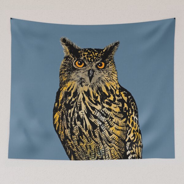 Item preview, Eagle owl designed and sold by Lemontreeart63.