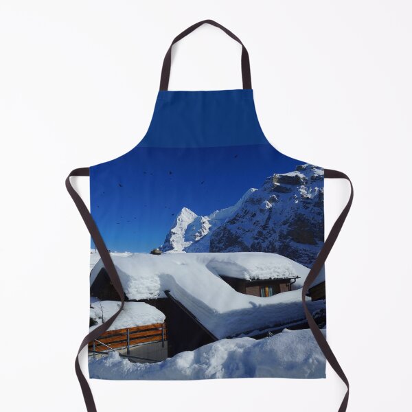 Item preview, Eiger and Swiss mountain village Mürren Winter designed and sold by nikawanders.