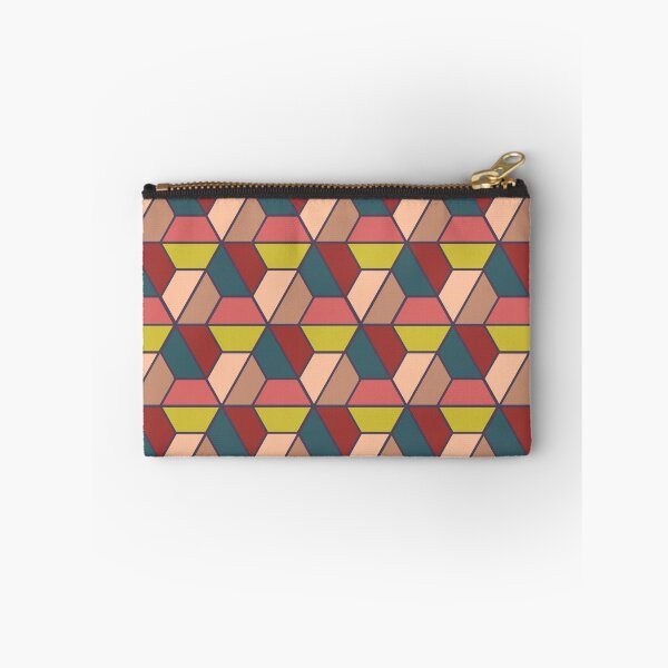 Item preview, Bold Retro Tessellation - colorful triangles designed and sold by colorofmagic.