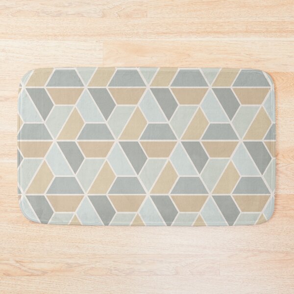 Item preview, Bold Tessellation - grey-green and beige designed and sold by colorofmagic.