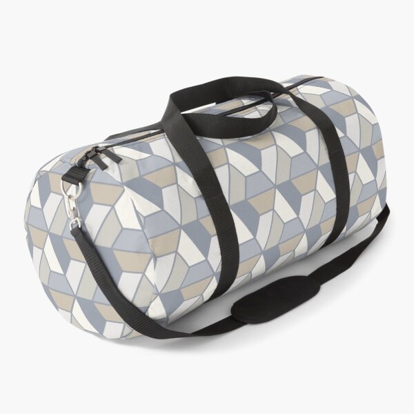 Item preview, Retro Bold Tessellation - grey blue and beige designed and sold by colorofmagic.