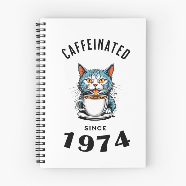 Item preview,  Cat Caffeinated Since 1974 designed and sold by LegendaryDesigns.